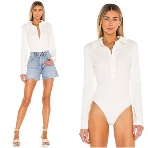 Lovers + Friends Flora White Bodysuit